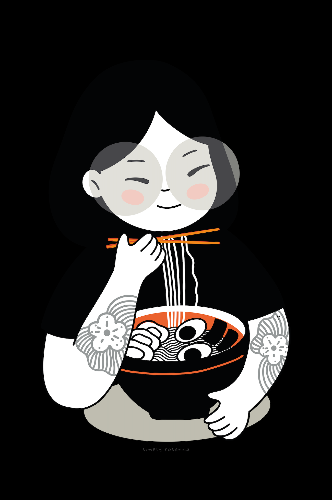 Noodle Quest Art Print
