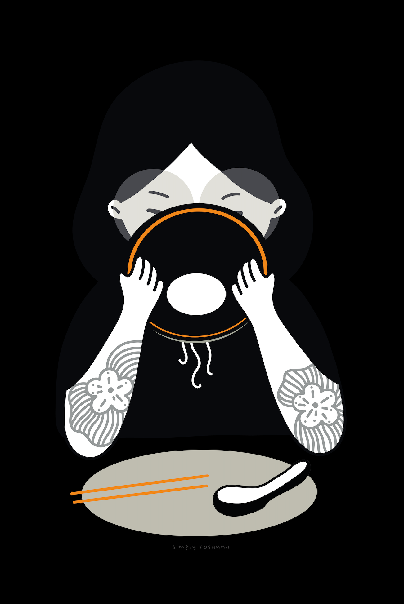 Noodle Quest Art Print