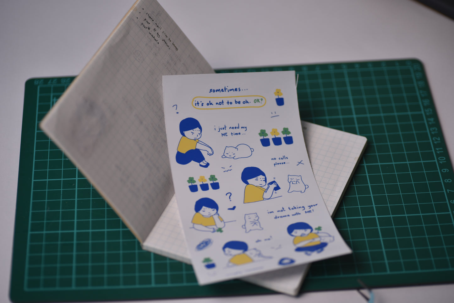 Vinyl Sticker Sheet - White