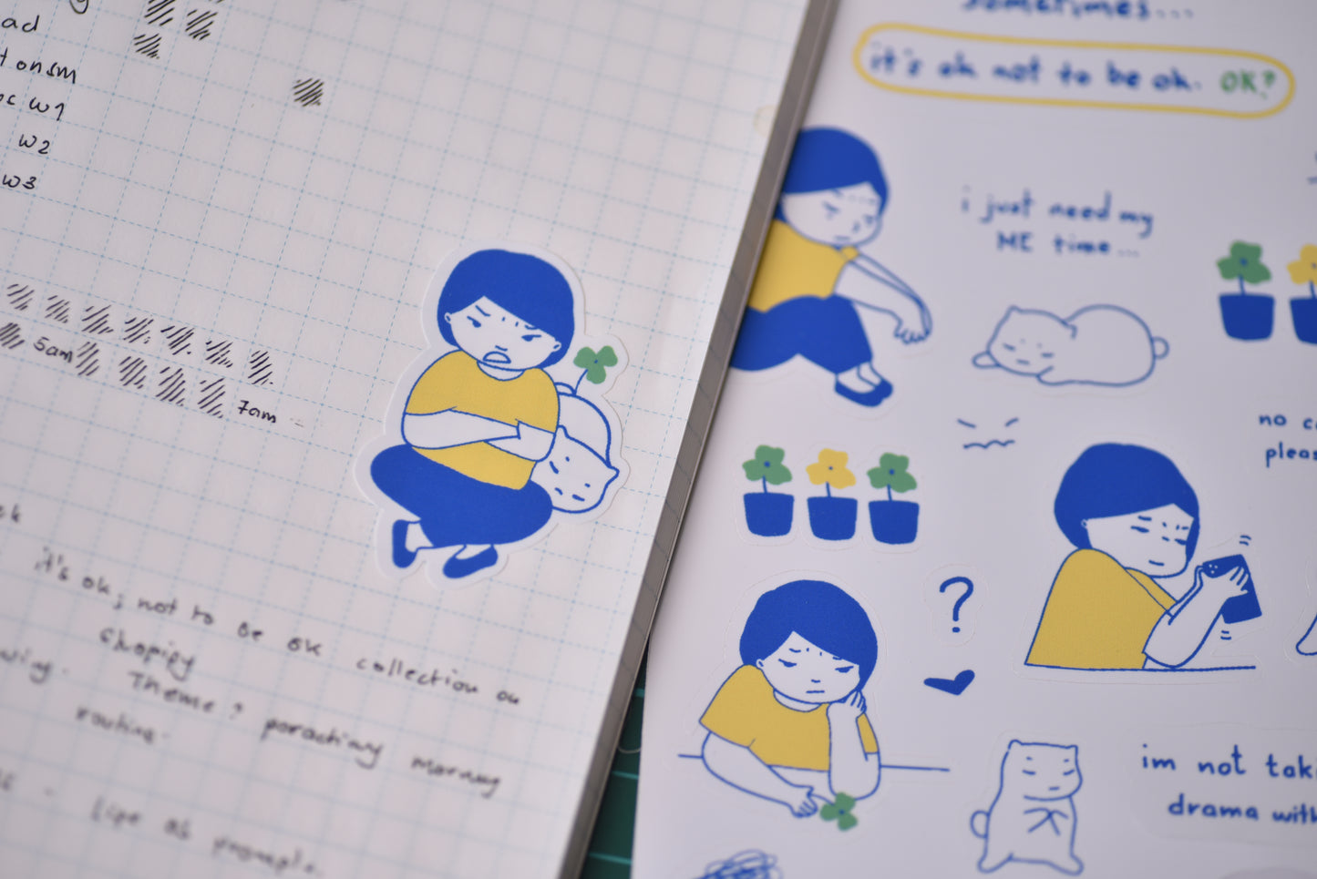 Vinyl Sticker Sheet - White