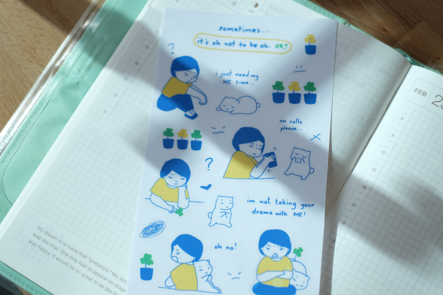 Vinyl Sticker Sheet - Clear