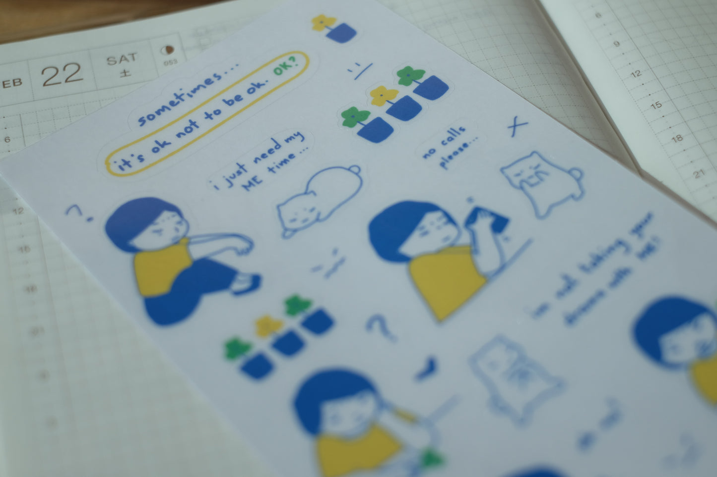 Vinyl Sticker Sheet - Clear