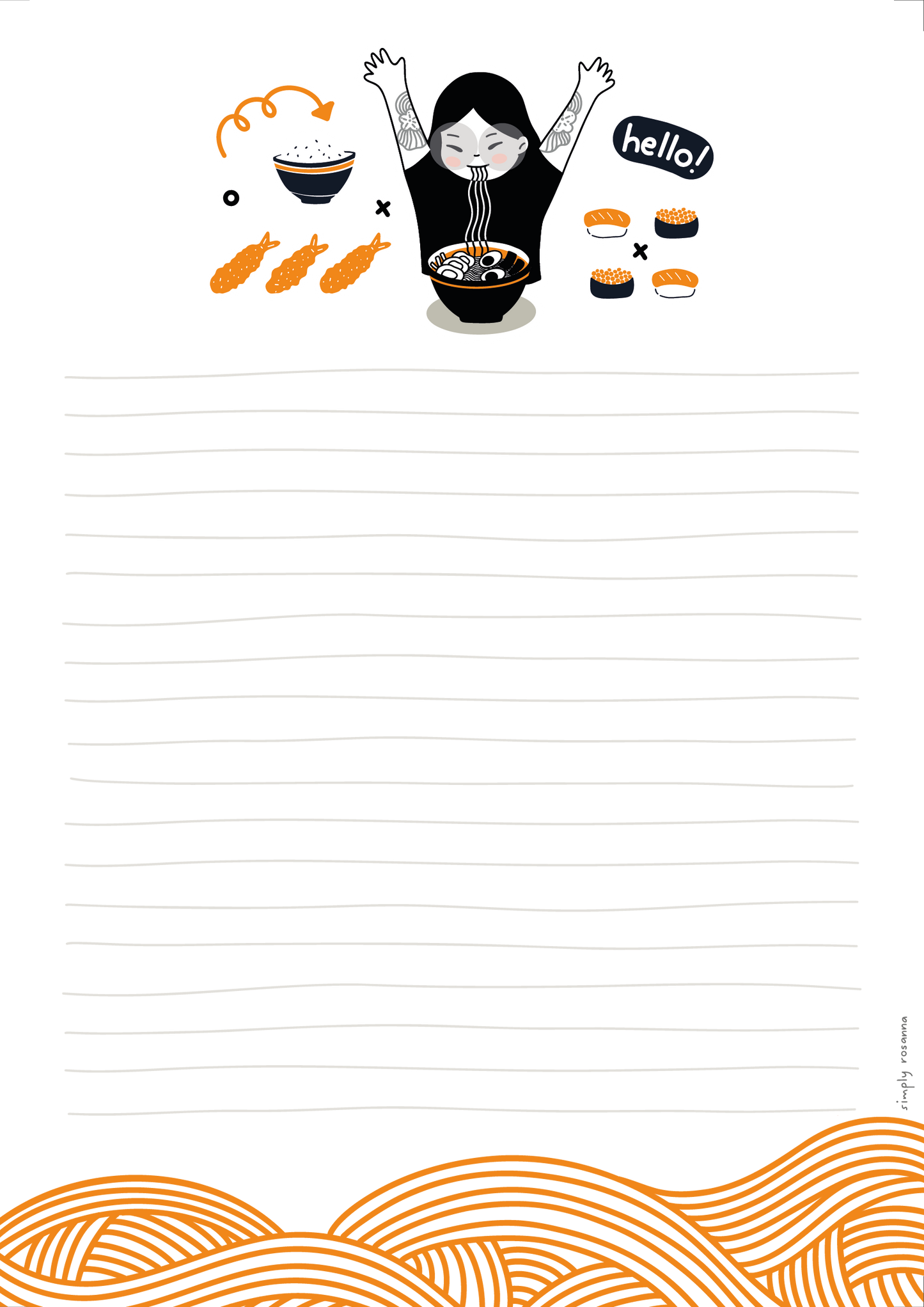 Noodle Quest Notepad