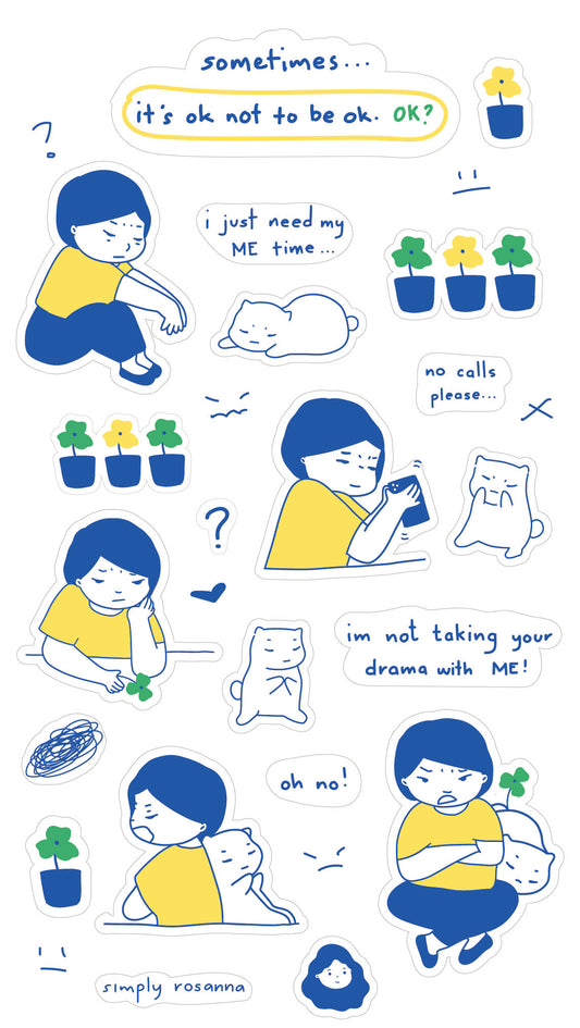 Vinyl Sticker Sheet - Clear