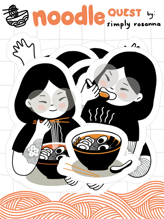 Noodle Quest - Die-Cut Sticker Set